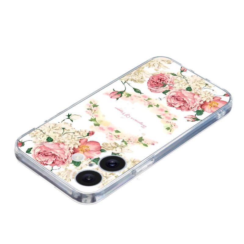 Cover Til iPhone 16 Plus Vintage Roser