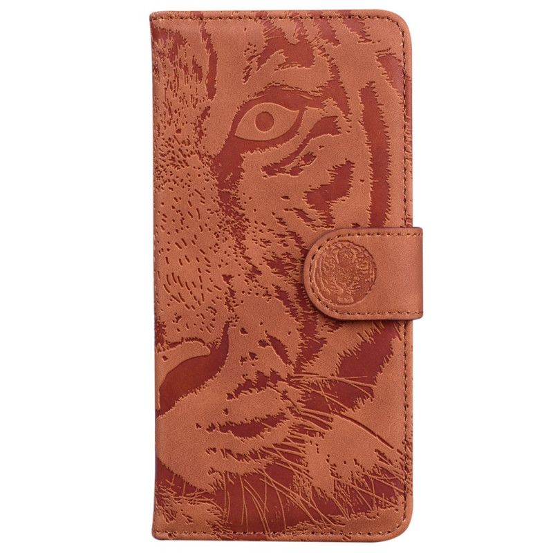 Flip Cover iPhone 16 Plus Tiger Footprint