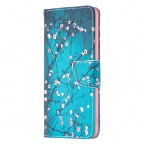 Læder Cover iPhone 16 Plus Blommeblomster