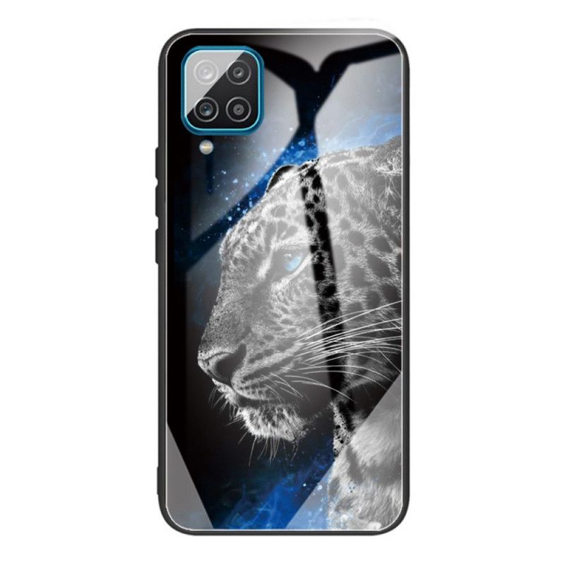 Cover Samsung Galaxy M32 Feline Face Hærdet Glas