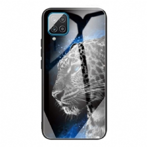 Cover Samsung Galaxy M32 Feline Face Hærdet Glas