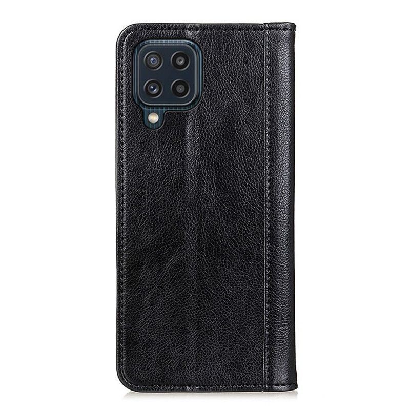 Cover Samsung Galaxy M32 Flip Cover Elegance Split Litchi Læder