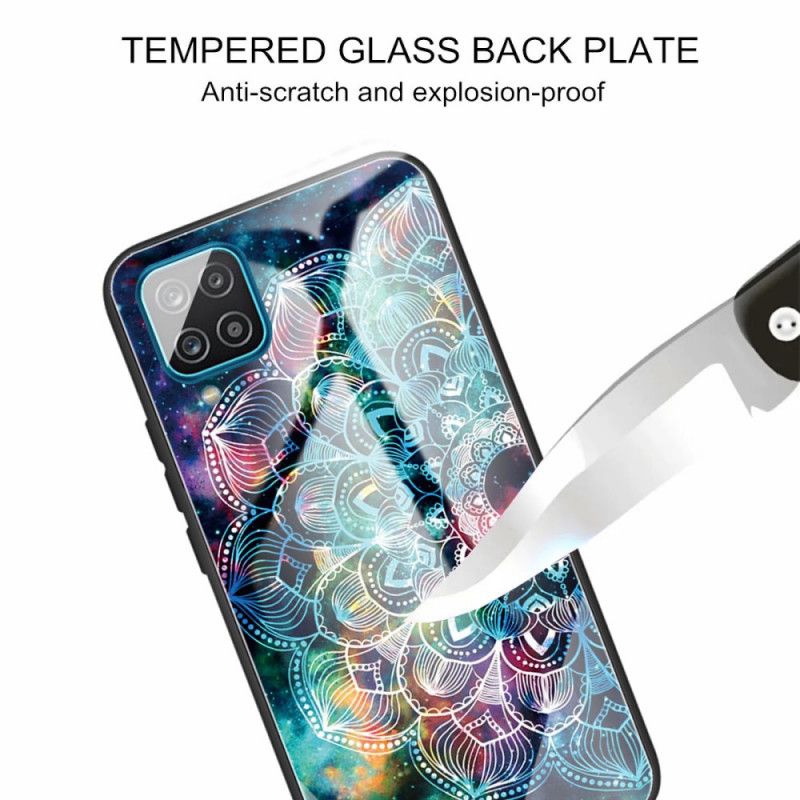 Cover Samsung Galaxy M32 Hærdet Glas Mandala