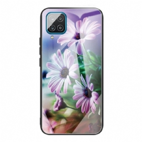 Cover Samsung Galaxy M32 Hærdet Glasblomster