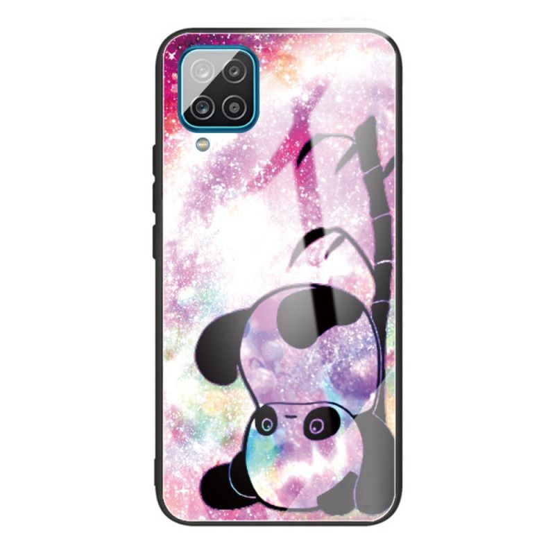 Cover Samsung Galaxy M32 Panda Hærdet Glas