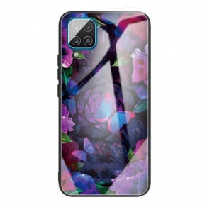 Cover Samsung Galaxy M32 Sommerfuglevariation Af Hærdet Glas