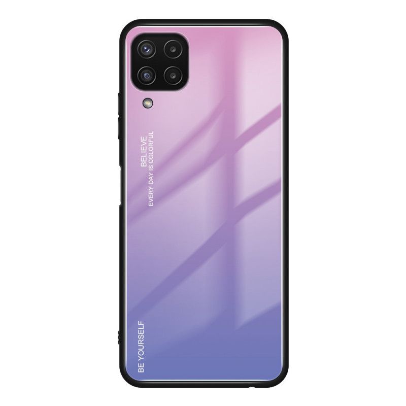 Cover Samsung Galaxy M32 Vær Dig Selv Hærdet Glas