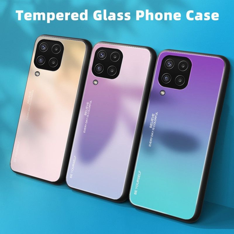 Cover Samsung Galaxy M32 Vær Dig Selv Hærdet Glas