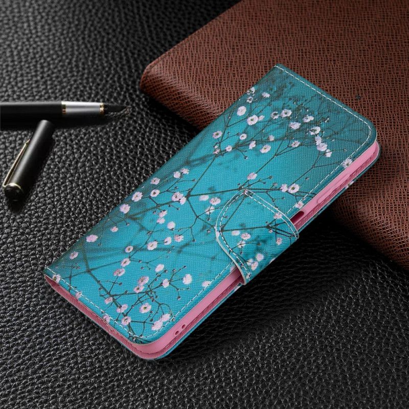 Flip Cover Samsung Galaxy M32 Blomstrende Træ