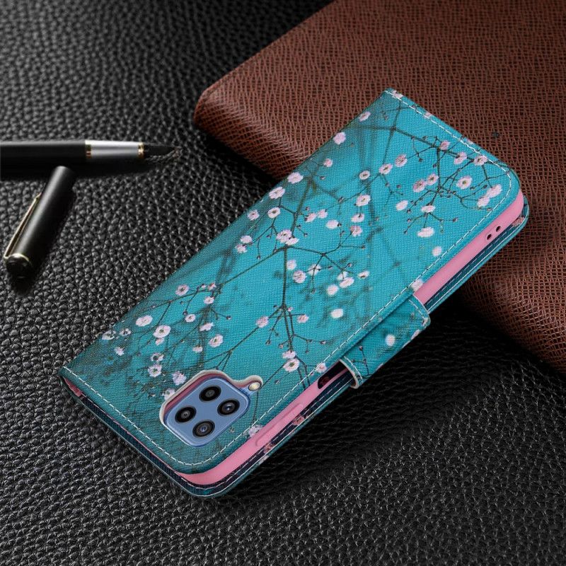 Flip Cover Samsung Galaxy M32 Blomstrende Træ