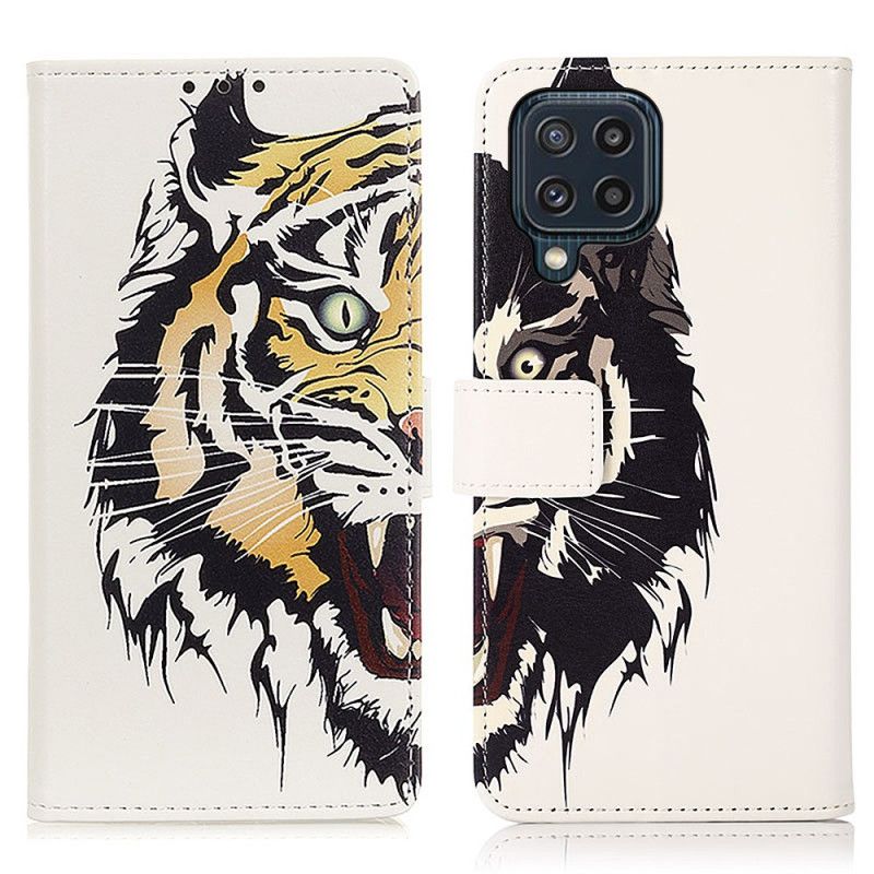 Flip Cover Samsung Galaxy M32 Hærd Tiger