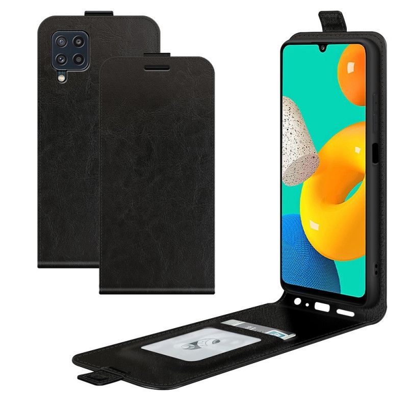 Flip Cover Samsung Galaxy M32 Læder Cover Lædereffekt Lodret Klap