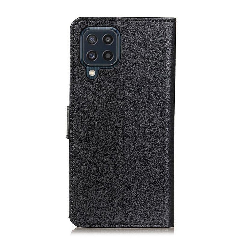 Flip Cover Samsung Galaxy M32 Lichi Tekstur