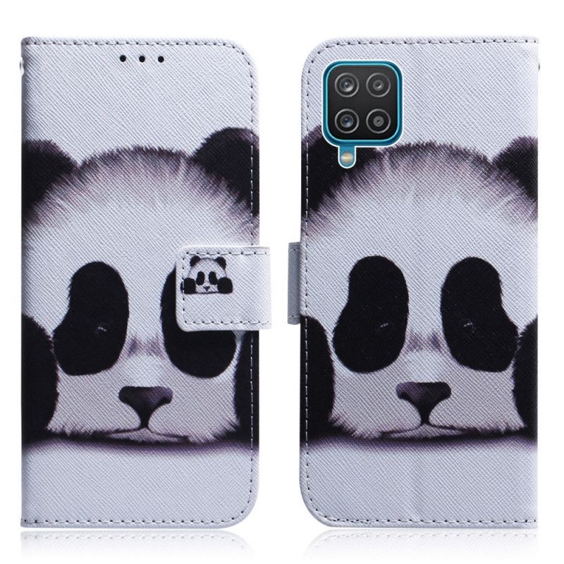 Flip Cover Samsung Galaxy M32 Panda Ansigt