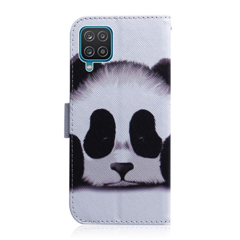 Flip Cover Samsung Galaxy M32 Panda Ansigt