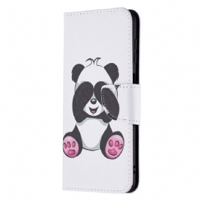 Flip Cover Samsung Galaxy M32 Panda Sjov