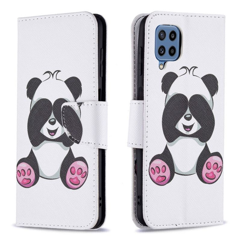 Flip Cover Samsung Galaxy M32 Panda Sjov