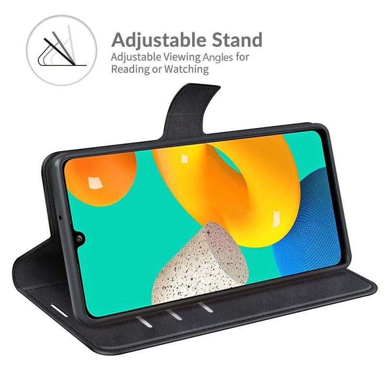 Flip Cover Samsung Galaxy M32 Slankt Kunstlæder