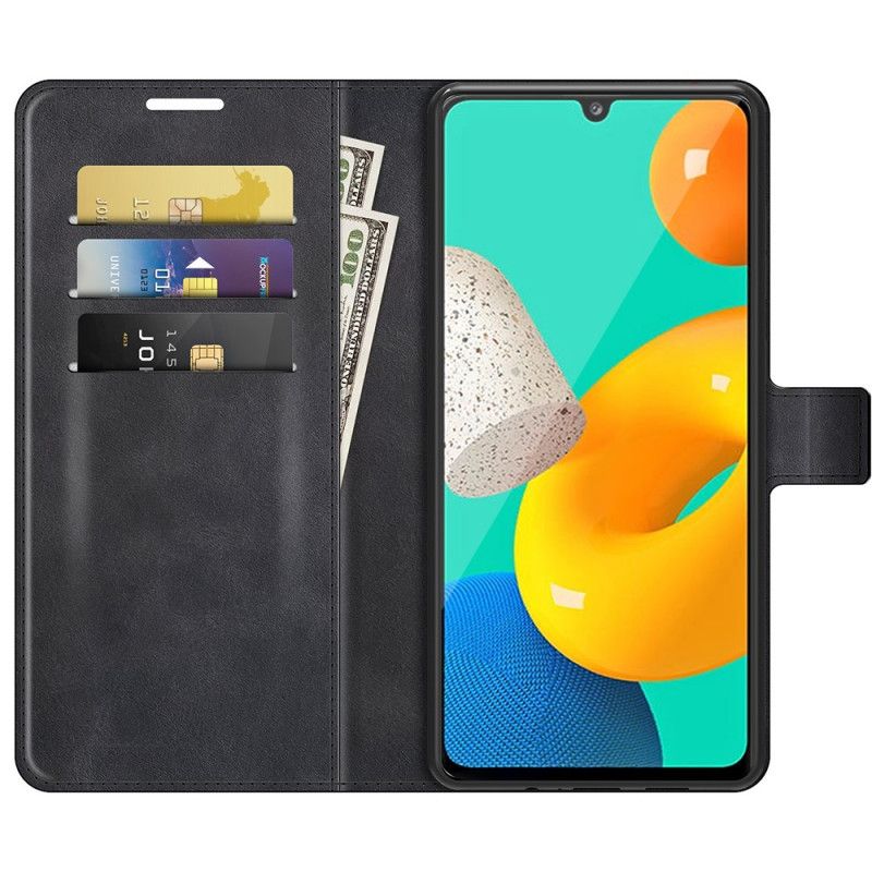 Flip Cover Samsung Galaxy M32 Slankt Kunstlæder