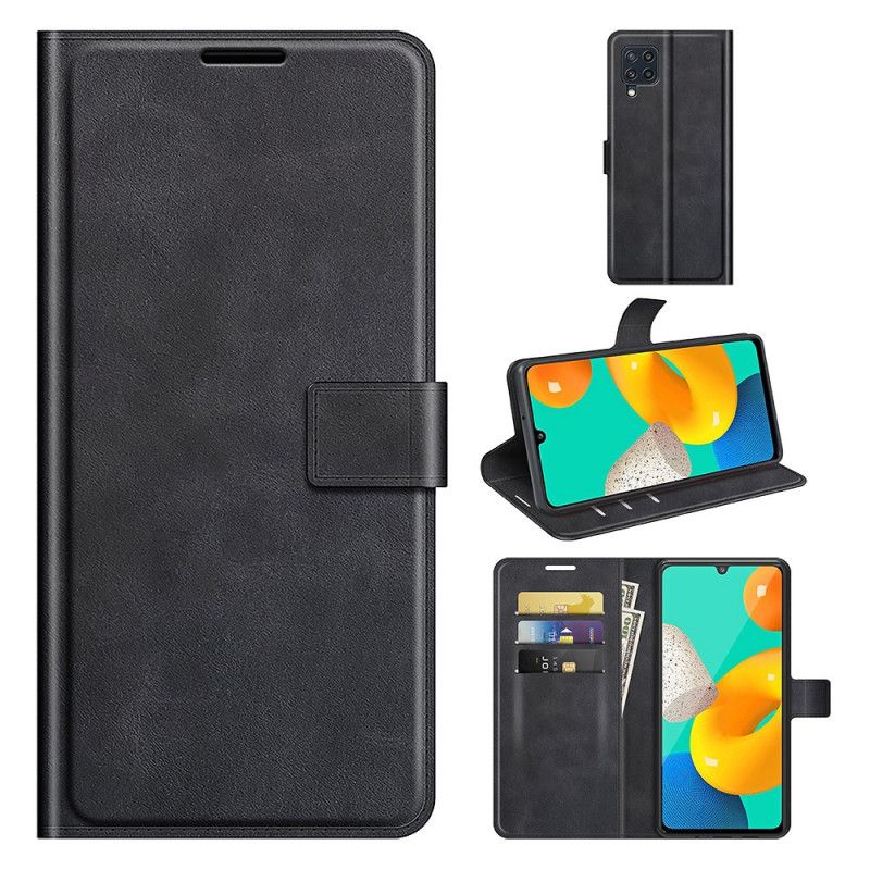 Flip Cover Samsung Galaxy M32 Slankt Kunstlæder