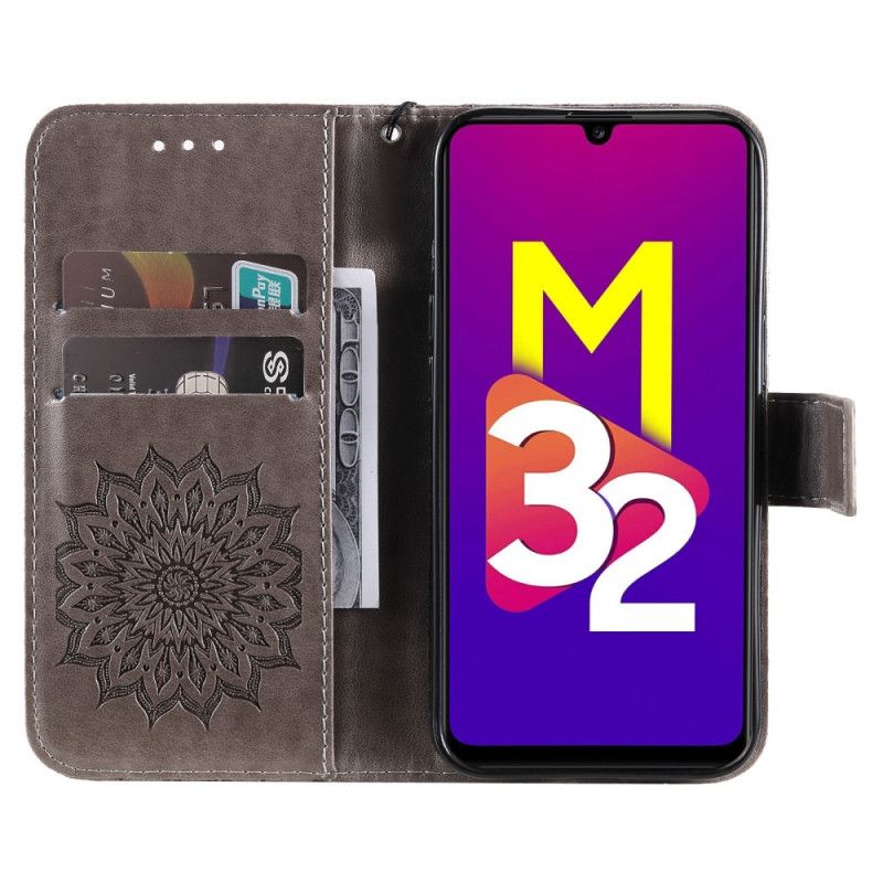 Flip Cover Samsung Galaxy M32 Solblomst