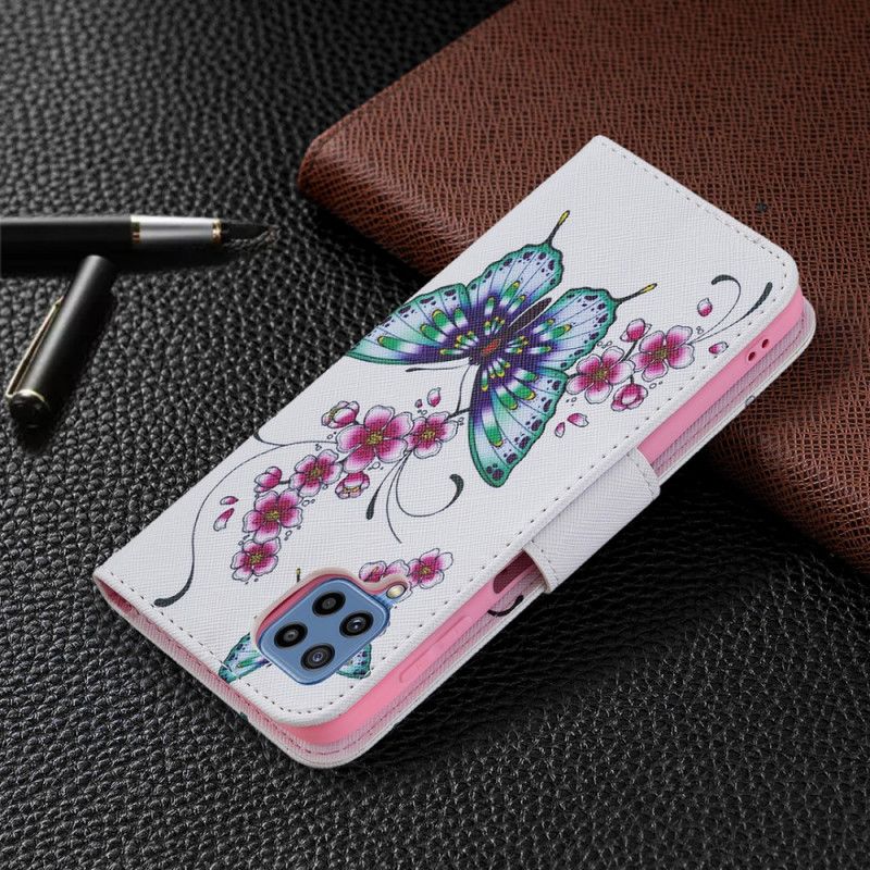 Flip Cover Samsung Galaxy M32 Sommerfuglekonger