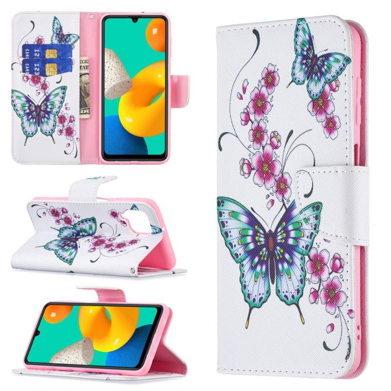 Flip Cover Samsung Galaxy M32 Sommerfuglekonger