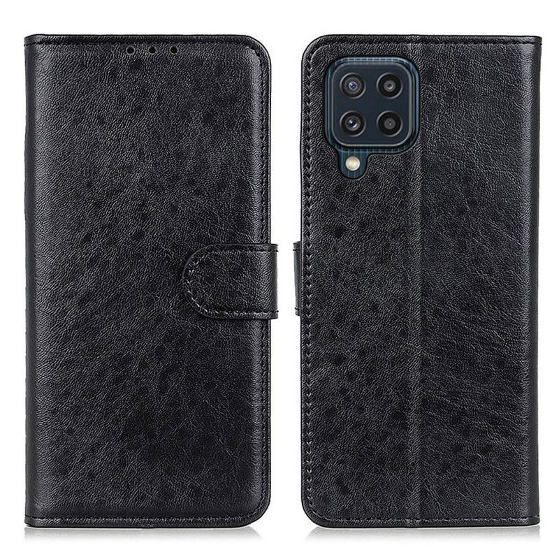 Flip Cover Samsung Galaxy M32 Tekstureret Kunstlæder