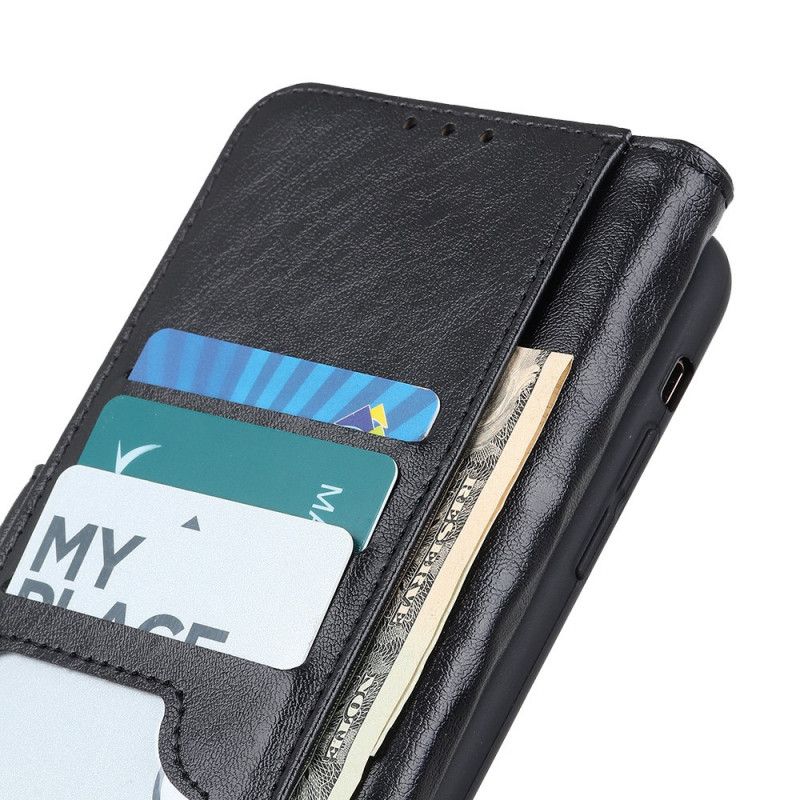 Flip Cover Samsung Galaxy M32 Tekstureret Kunstlæder