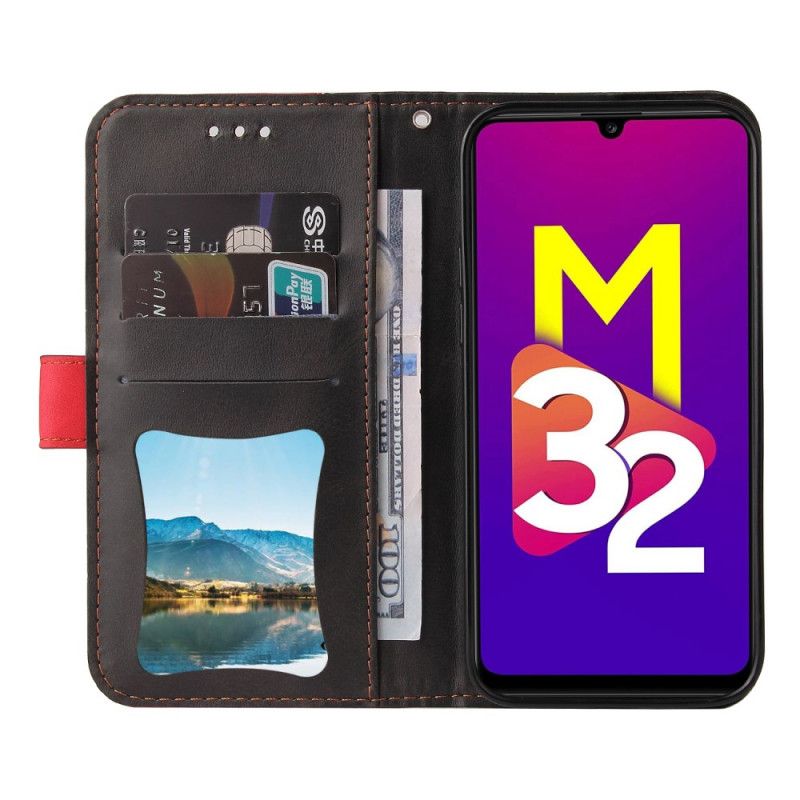 Flip Cover Samsung Galaxy M32 Tofarvet