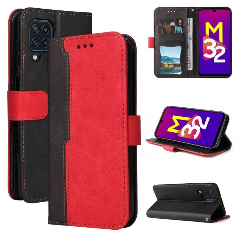 Flip Cover Samsung Galaxy M32 Tofarvet