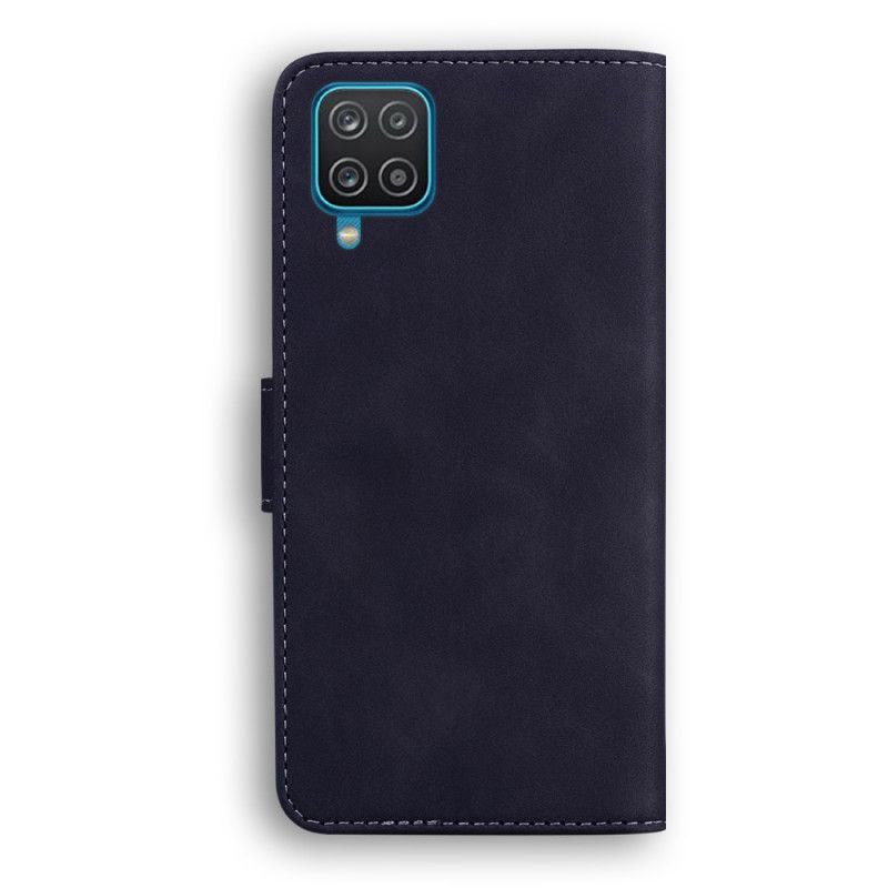 Læder Cover Samsung Galaxy M32 Ensfarvet Design