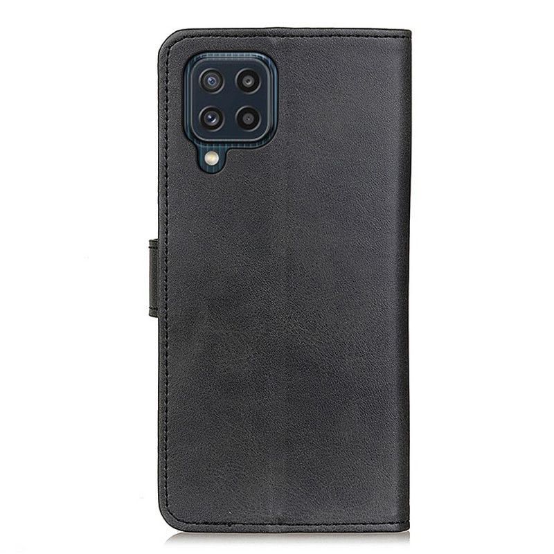 Læder Cover Samsung Galaxy M32 Mat Lædereffekt