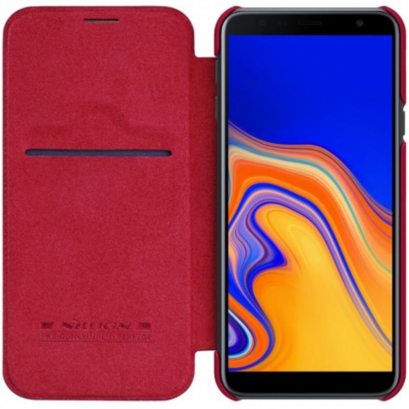 Cover Samsung Galaxy J4 Plus Flip Cover Nillkin Qin-serien