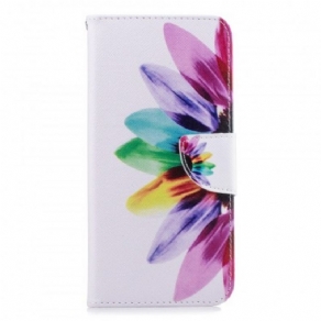 Flip Cover Samsung Galaxy J4 Plus Akvarelblomst