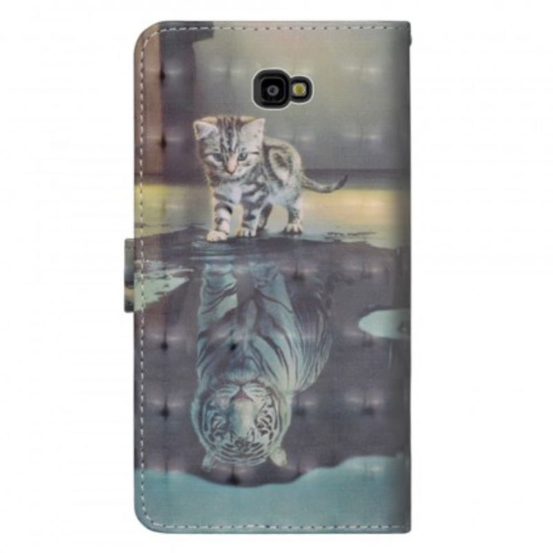 Flip Cover Samsung Galaxy J4 Plus Ernest The Tiger