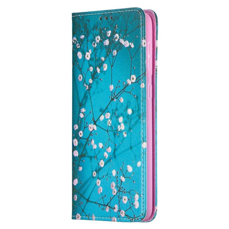 Cover Samsung Galaxy S21 Plus 5G Flip Cover Blomstrende Grene