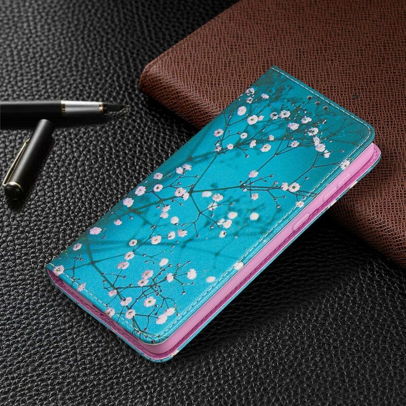 Cover Samsung Galaxy S21 Plus 5G Flip Cover Blomstrende Grene