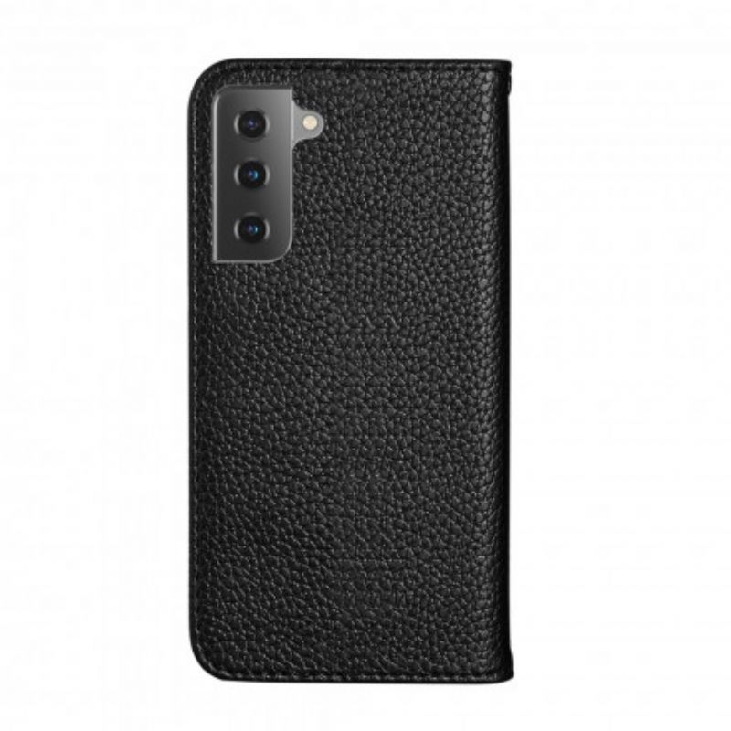 Cover Samsung Galaxy S21 Plus 5G Flip Cover Ultra Chic Litchi Imiteret Læder