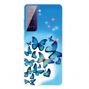 Cover Samsung Galaxy S21 Plus 5G Sommerfugle Sommerfugle