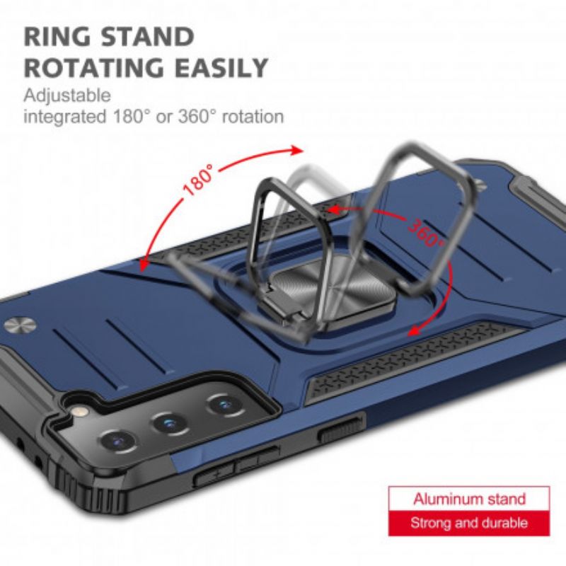 Cover Samsung Galaxy S21 Plus 5G Stærk Aftagelig Ring