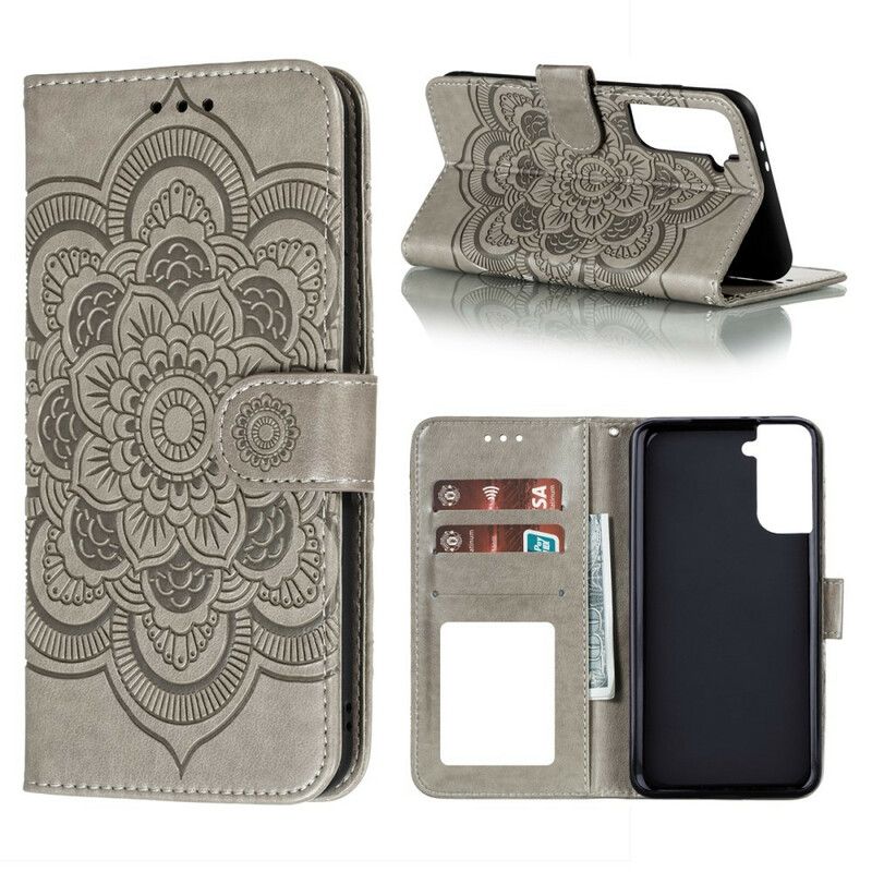 Flip Cover Samsung Galaxy S21 Plus 5G Fuld Mandala