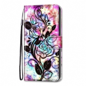 Flip Cover Samsung Galaxy S21 Plus 5G Neonblomster