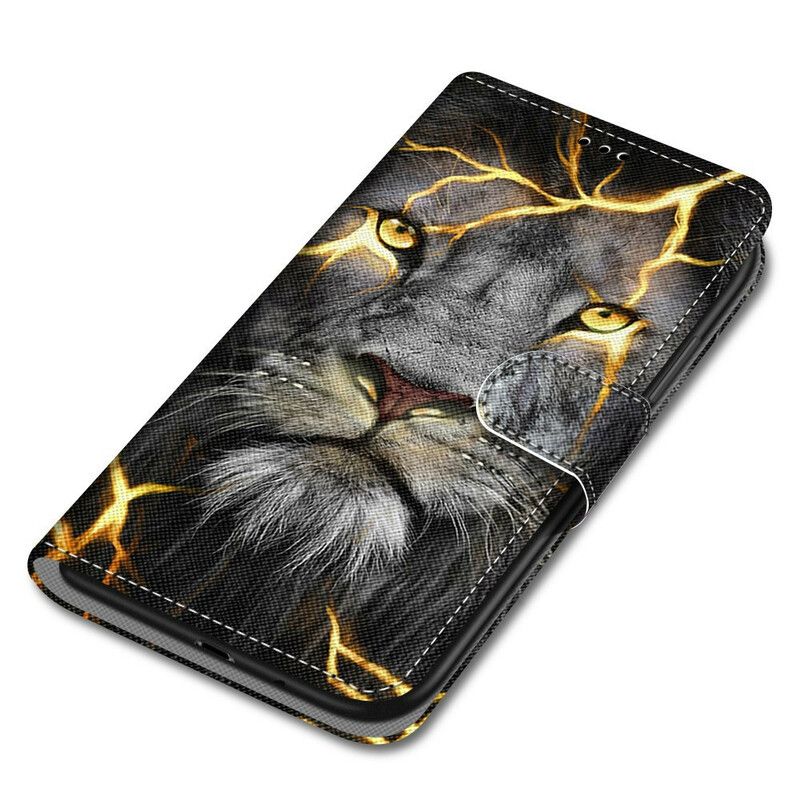 Læder Cover Samsung Galaxy S21 Plus 5G Magisk Feline