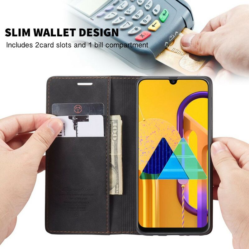 Cover Samsung Galaxy M21 Flip Cover Caseme Kunstlæder