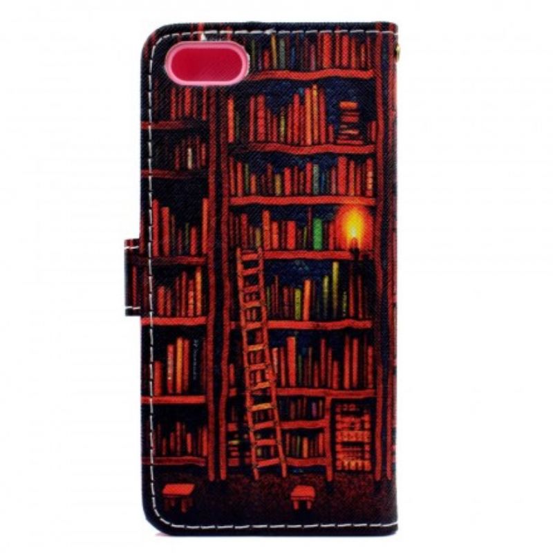 Flip Cover Huawei Y5 2018 Bibliotek