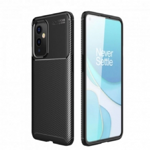 Cover OnePlus 9 Fleksibel Kulfibertekstur