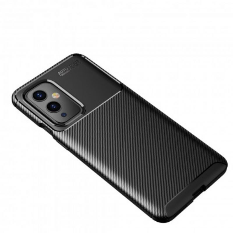 Cover OnePlus 9 Fleksibel Kulfibertekstur