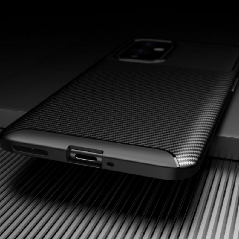 Cover OnePlus 9 Fleksibel Kulfibertekstur