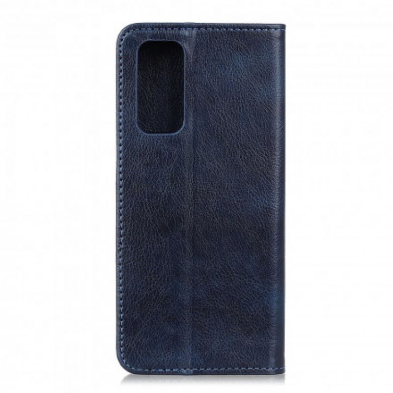 Cover OnePlus 9 Flip Cover Litchi Split Læder